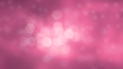 soft blur bokeh light effect on abstract pink background