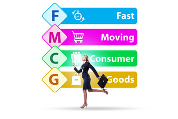 FMCG concept - fast moving consumer goods