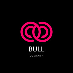 logo vector, logo design, abstract logo design, logo for company, bull logo, free logo