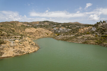 Beninar Reservoir in the south of Spain