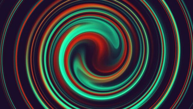 Animation of a colorful wavy smooth liquid pattern moving in a circular motion