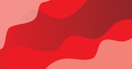 red gradient fluid wave abstract background