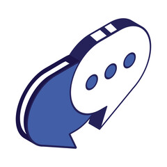 speech bubble message