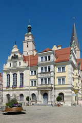 Obraz premium Altes Rathaus in Ingolstadt Hochformat