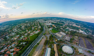 Aéreo drone panorama Vinhedo SP 10 2022

