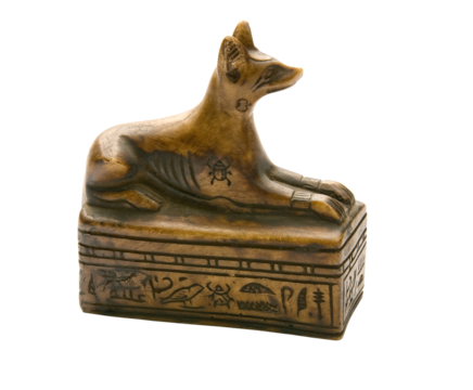 Dog Figurine, isolated on white background