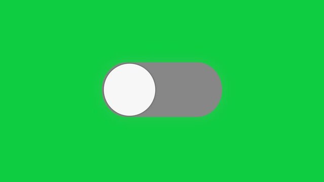 Ultimate Toggle button switch slider, enable and disable, web and smartphone UI, Chroma key included