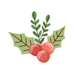 christmas seeds and leafs