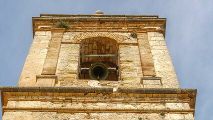 Fototapeta premium Campanario ermita de Santo Cristo en Bocairent / Bocairente.