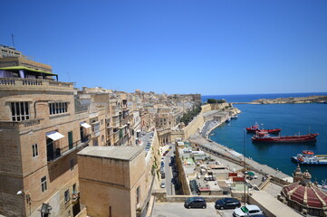 Valletta old town and harbour - 540566825