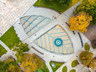 The fountain in the center of Lublin © sanzios