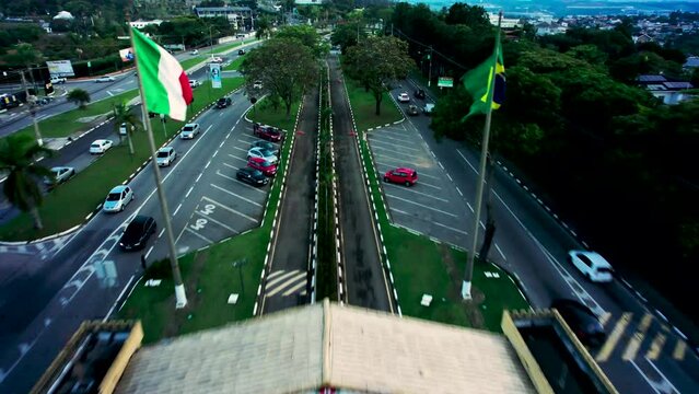 Vinhedo aerial view SP Brazil out 2022