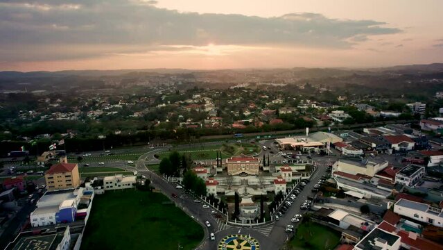 Vinhedo aerial view SP Brazil out 2022