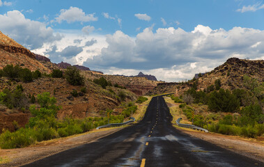 road to the mountains