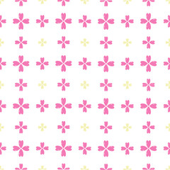 Hand drawn vector,  seamless pattern white polka dots on blue background.