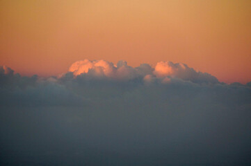 sunrise in the mountains
