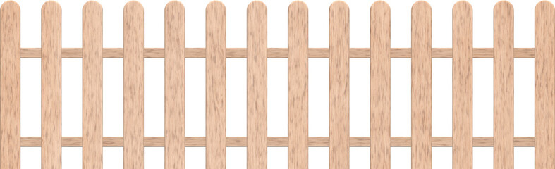 Wooden Fence Seamless Loop Transparent Background Png