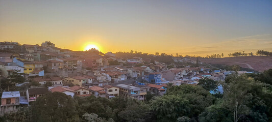image of sky in the late afternoon in Brazil