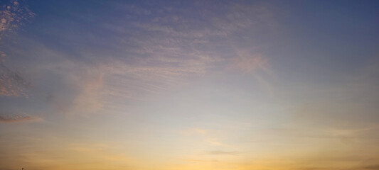 image of sky in the late afternoon in Brazil