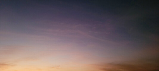 Fototapeta premium image of sky in the late afternoon in Brazil
