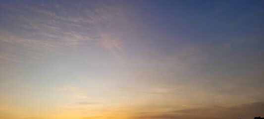 image of sky in the late afternoon in Brazil