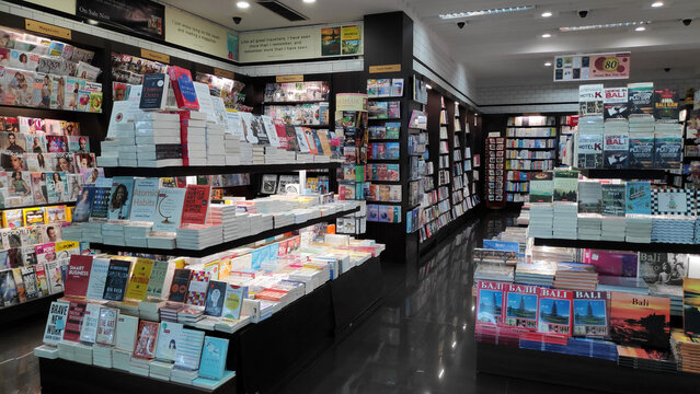 Book store retail outlet in Ngurah Rai Airport in Bali