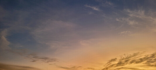 image of sky in the late afternoon in Brazil