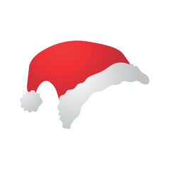 Vector illustration.. Icon. Christmas. New Year. Santa hat.