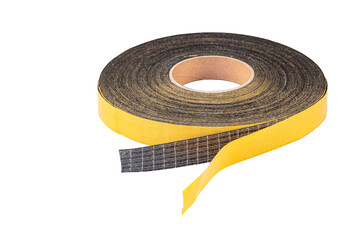 Foam CR Neoprene Foam Strip with Single Sided Adhesive Tape. Single Sided strong adhesive CR Foam...