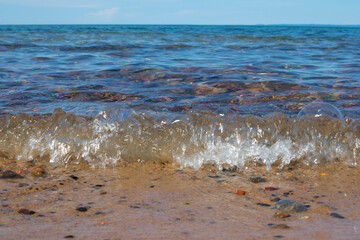 waves on the beach