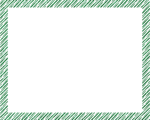 Green metallic glitter textured frame 10x8 inches, isolated stationary element for a wide range of projects. Abstract hatched sparkling particles for embellishment.