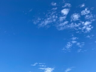 blue sky with clouds