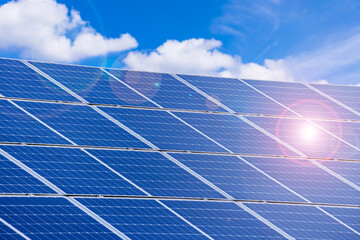エコロジーな太陽光発電イメージ