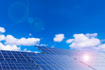 エコロジーな太陽光発電イメージ