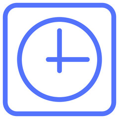 Obraz premium clock stopwatch time timer watch line icon