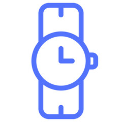 clock stylish watch line icon