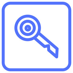 sign open privacy security line icon