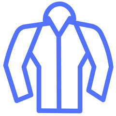 jacket hoodie jacket line icon