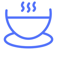 mug pause line icon