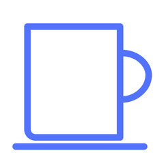 coffee hot mug cup beverage line icon