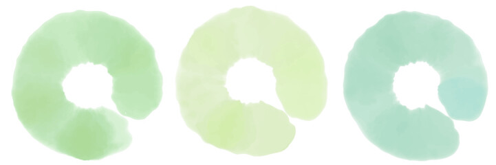 ブラシ　水彩　カラー　丸