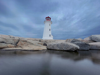Fototapeta na wymiar Lighthouse in Peggys Cove