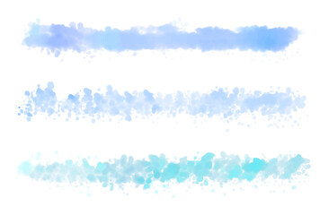 Obraz premium ブラシ 水彩 カラー ライン