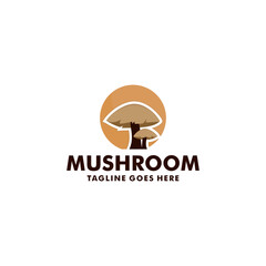 design, mushroom logo, mushroom icon logo, mushroom illustration logo, mushroom silhouette logo
