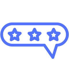 feedback neutral rating line icon