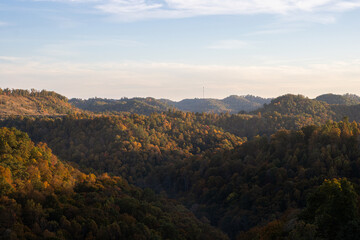 Fototapeta na wymiar Autumn in Appalachian Mountains