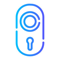 door knob gradient icon