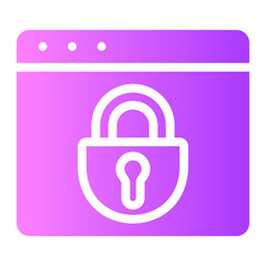 web browser gradient icon