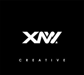 XMV Letter Initial Logo Design Template Vector Illustration