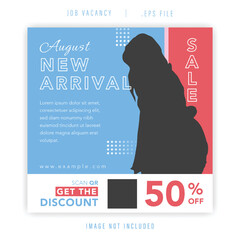 Urban Young Modern Style Fashion Sale Social Media Post Instagram Template